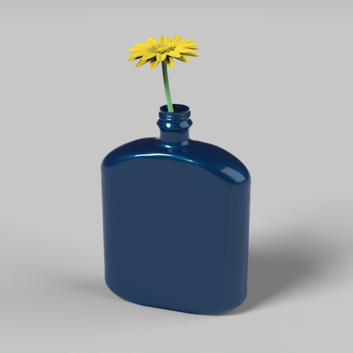 A vase for a single flower